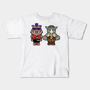 Bebop and Rocksteady Chibi Kids T-Shirt